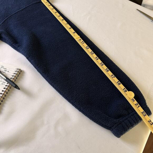 Syracuse University Women M Blue 1/2 zip Fleece with Orange embroidery - Picture 5 of 8